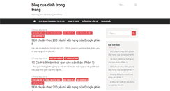 Desktop Screenshot of dinhtrongtrang.com